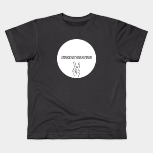 Procrastination, white Kids T-Shirt